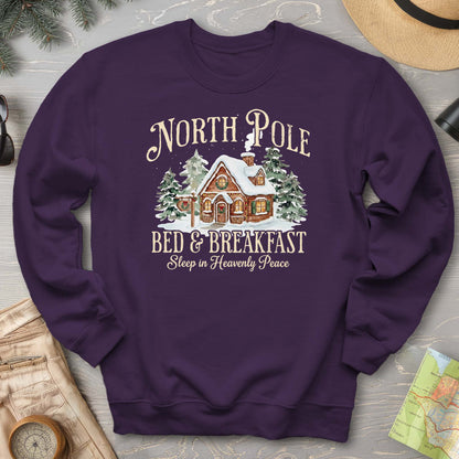 North Pole Bed and Breakfast "Heavenly Peace" Sweatshirt