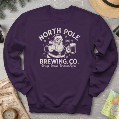 North Pole Brewing Company Vintage Print Sweatshirt