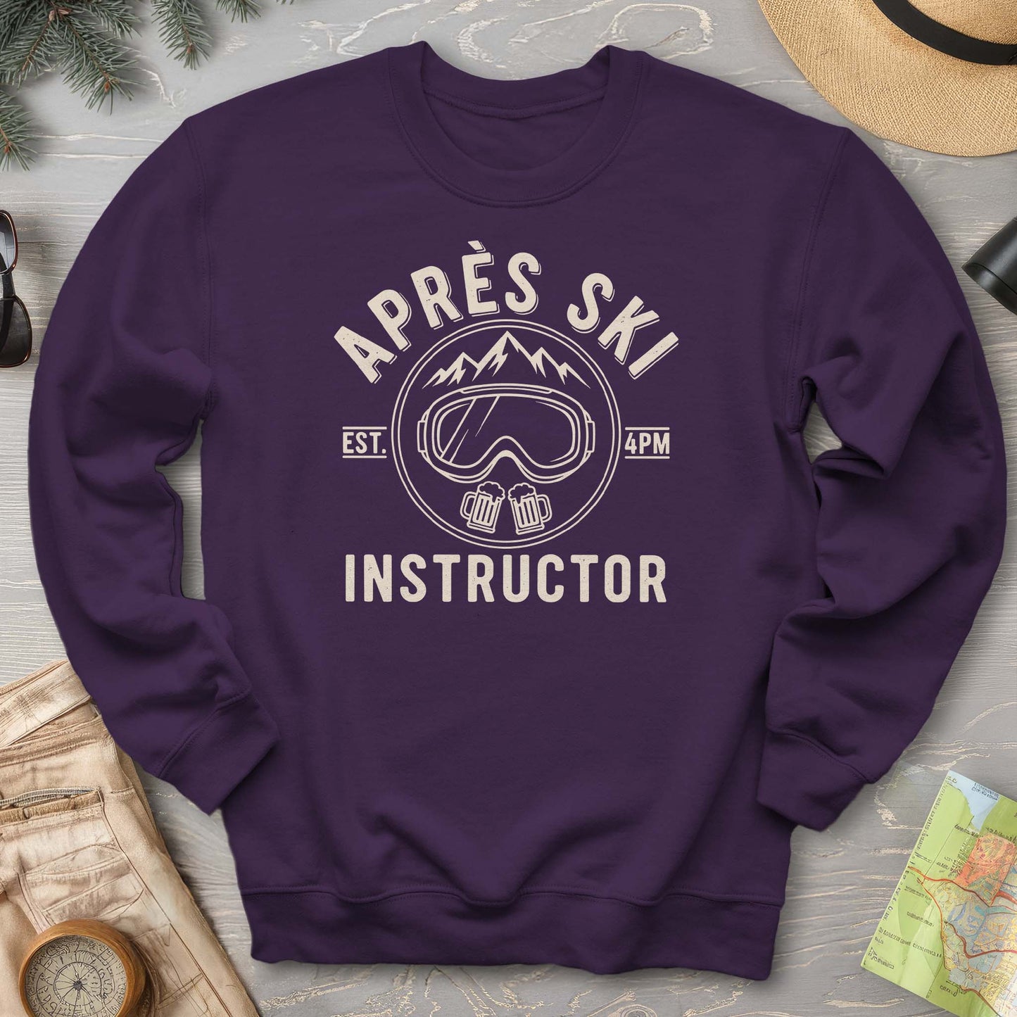 Après Ski Instructor "Goggles" Sweatshirt