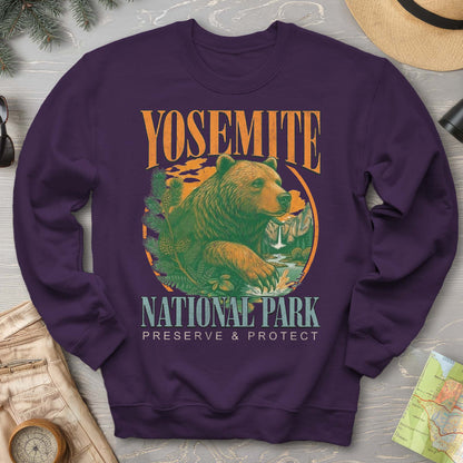 Yosemite Vintage Varsity Bear Sweatshirt