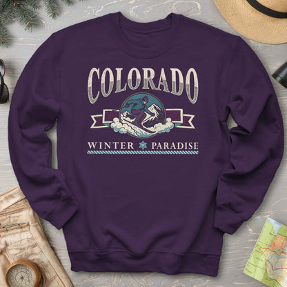Colorado 90's Retro Ski Sprint Sweatshirt