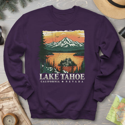 Lake Tahoe Emerald Bay Sunset Sweatshirt