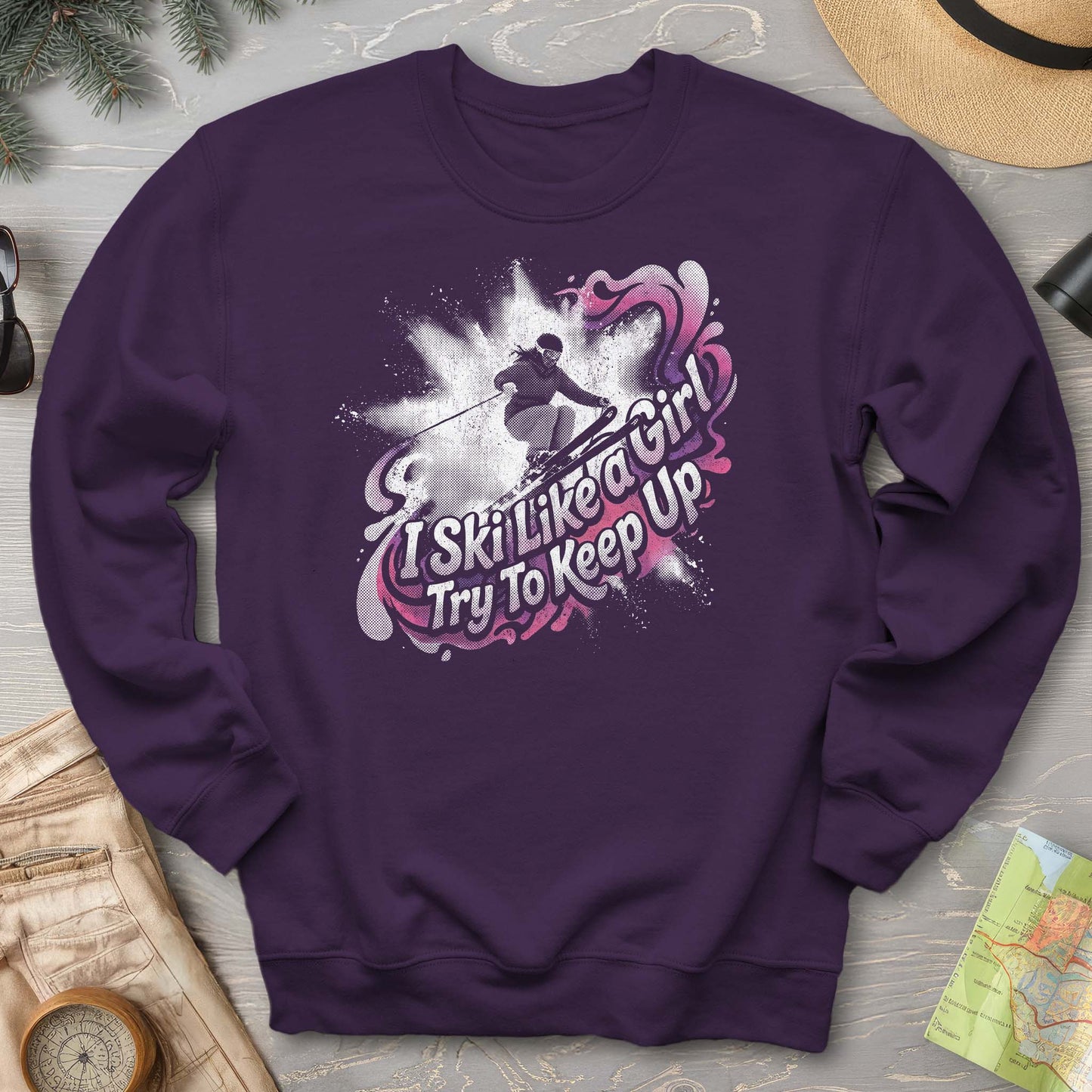Ski Like a Girl Sweatshirt