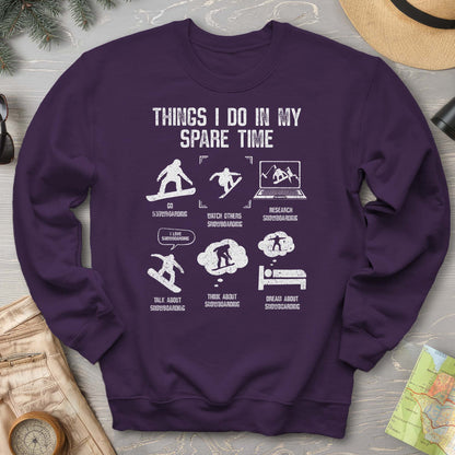 Spare Time Snowboard Sweatshirt