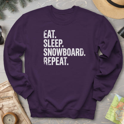 Eat Sleep Snowboard Sweatshirt