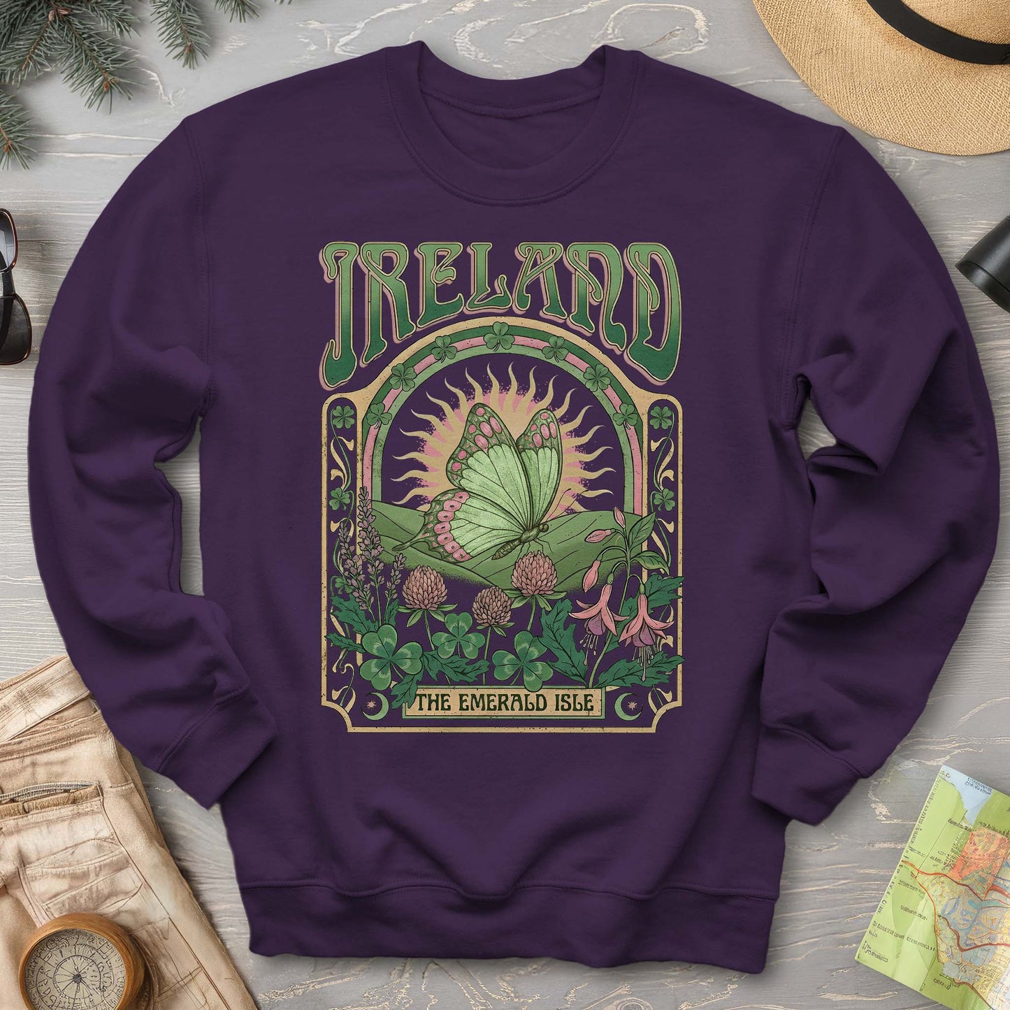 Ireland Butterfly Sweatshirt
