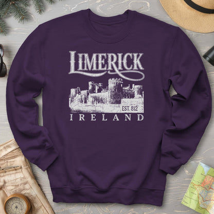 Limerick Ireland Vintage Print Sweatshirt