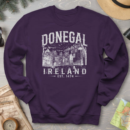 Donegal Ireland Vintage Print Sweatshirt