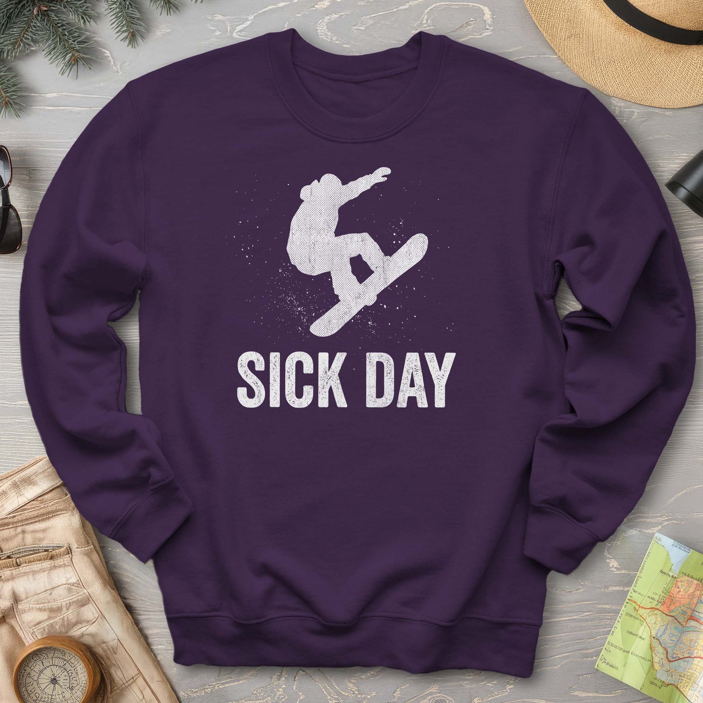 Sick Day Snowboard Sweatshirt