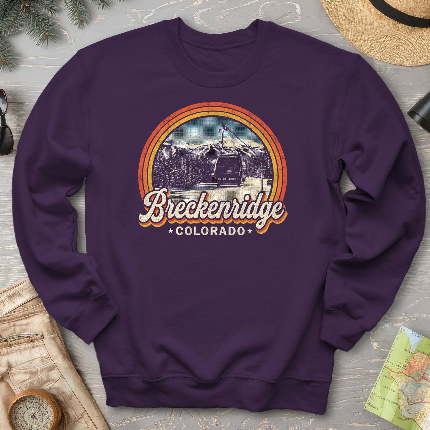 Breckenridge Retro Gondola Sweatshirt