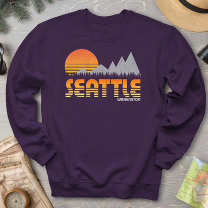 Seattle 80's Retro Sweatshirt