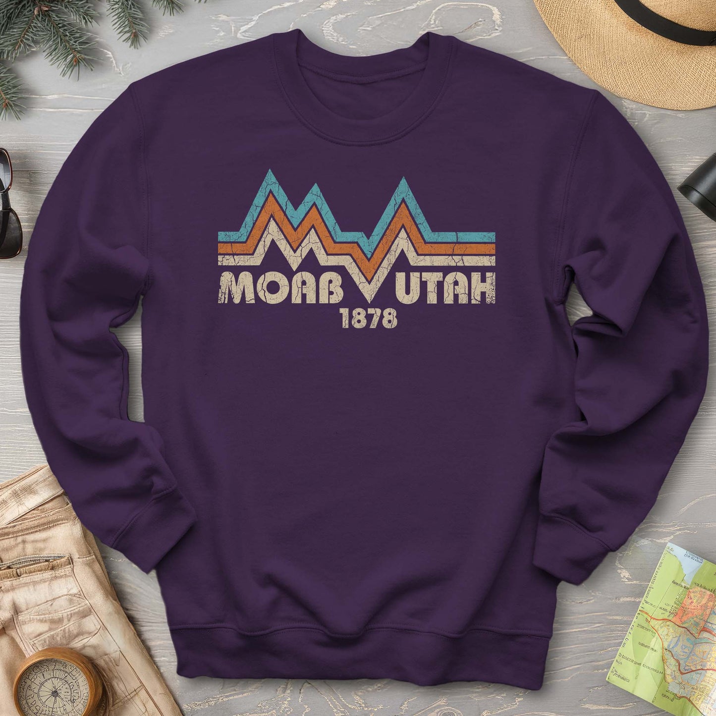 Moab Utah Retro Sweatshirt