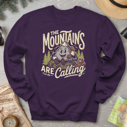 Mountains Calling Retro Sweatshirt
