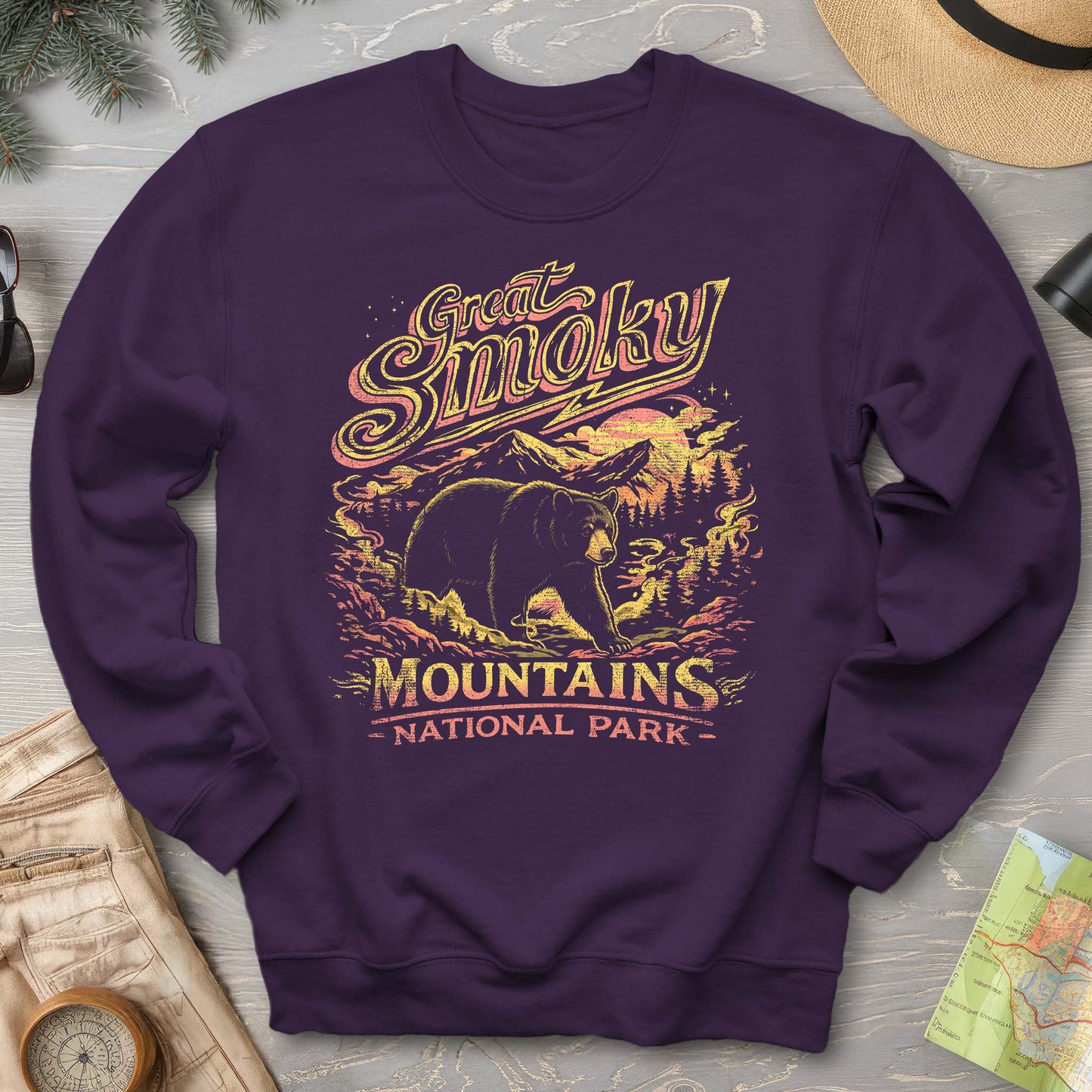 Smoky Mountains 80's Blast Sweatshirt