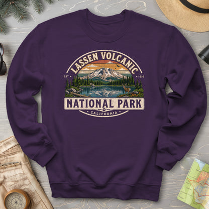 Lassen Volcanic Medallion Sweatshirt