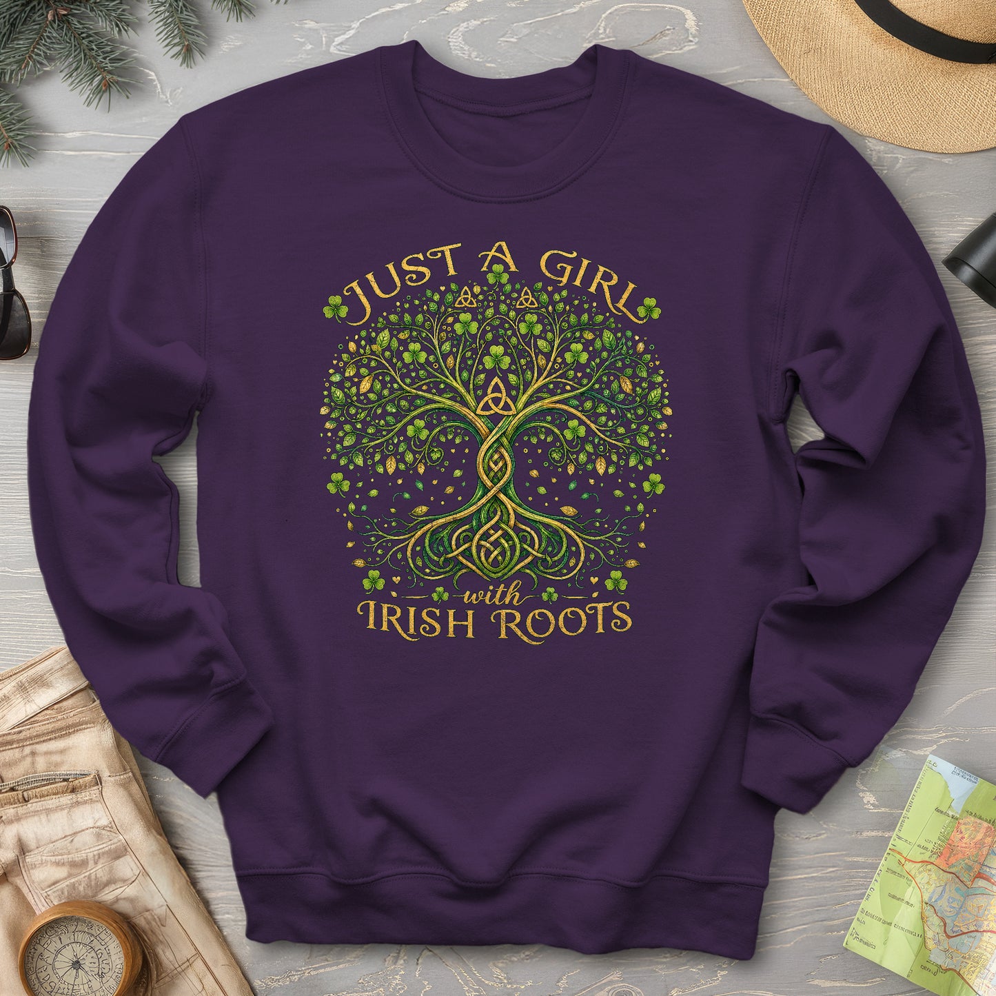 Irish Roots Girl Sweatshirt