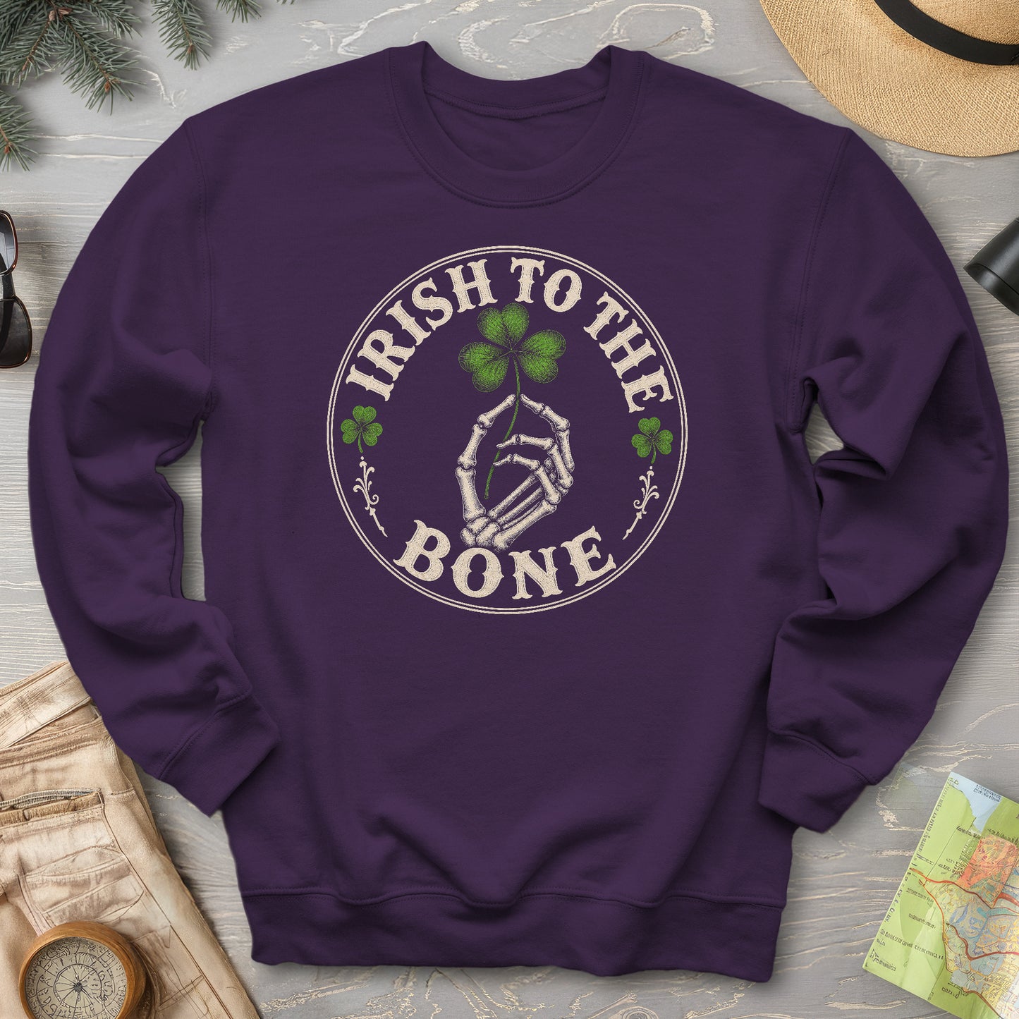 Irish Bone Hand Sweatshirt