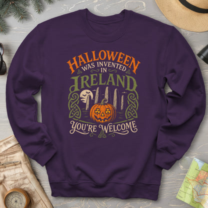 Invented In Ireland Halloween Sweatshirt