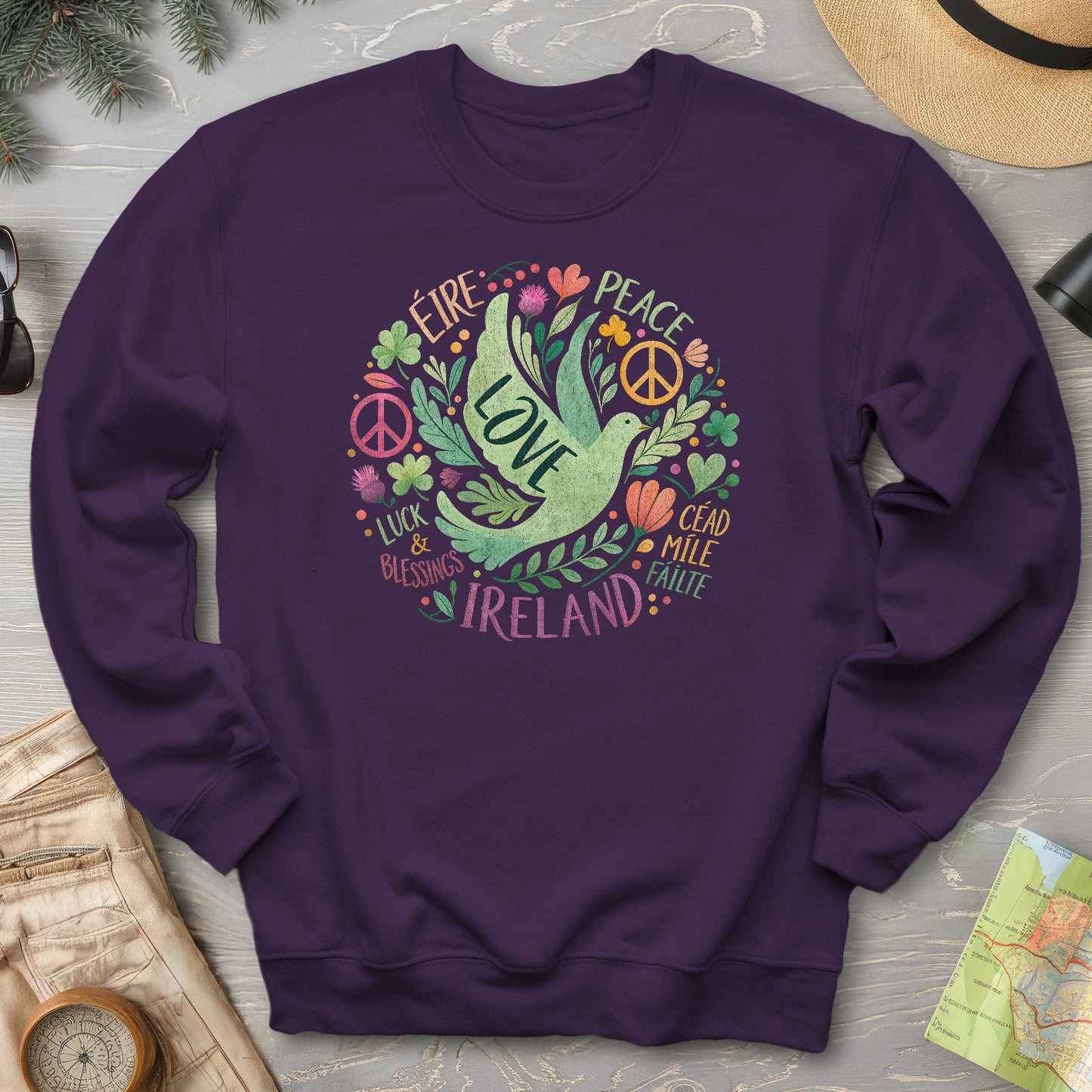 Ireland Peace Dove Sweatshirt