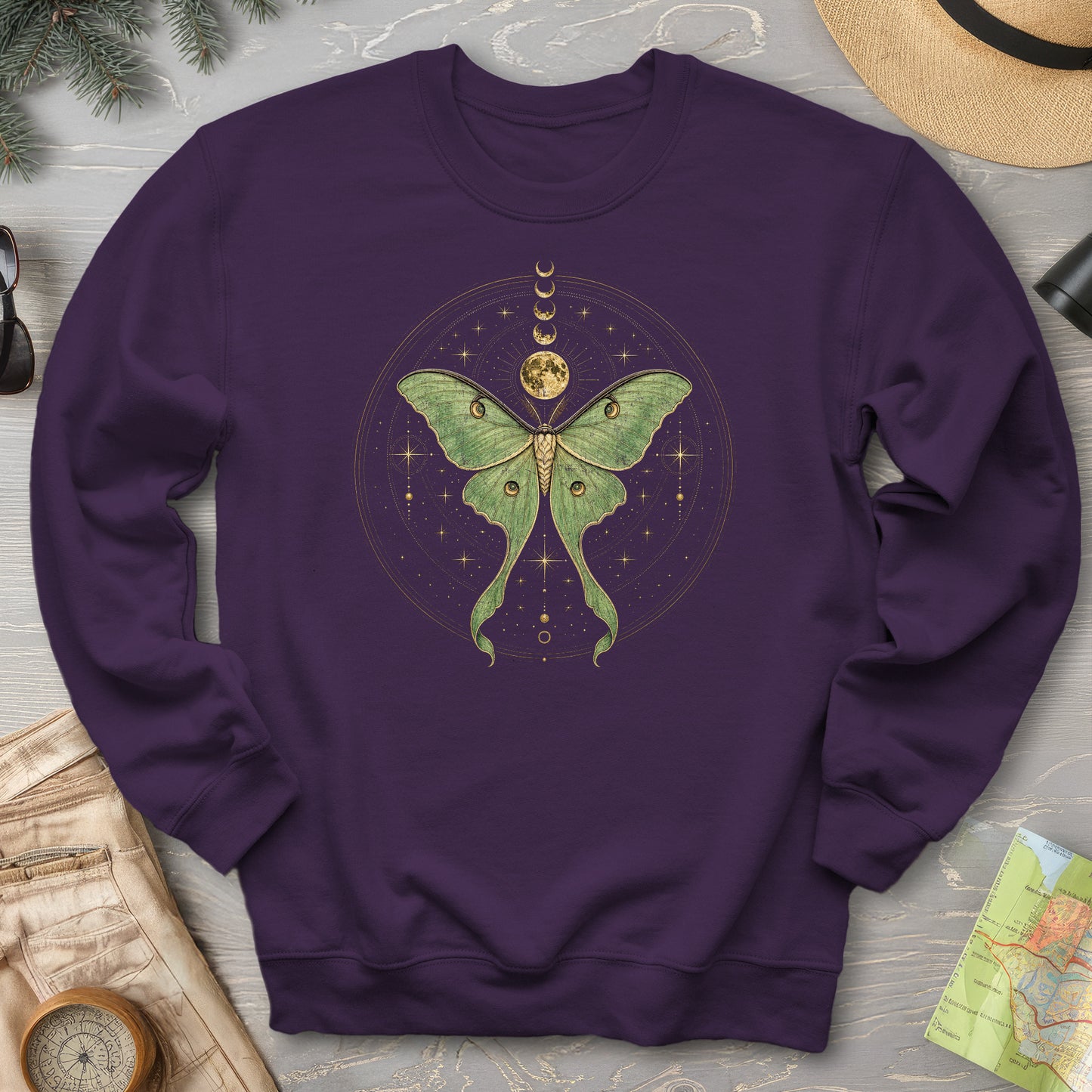 Mystic Lunar Moth Sweatshirt