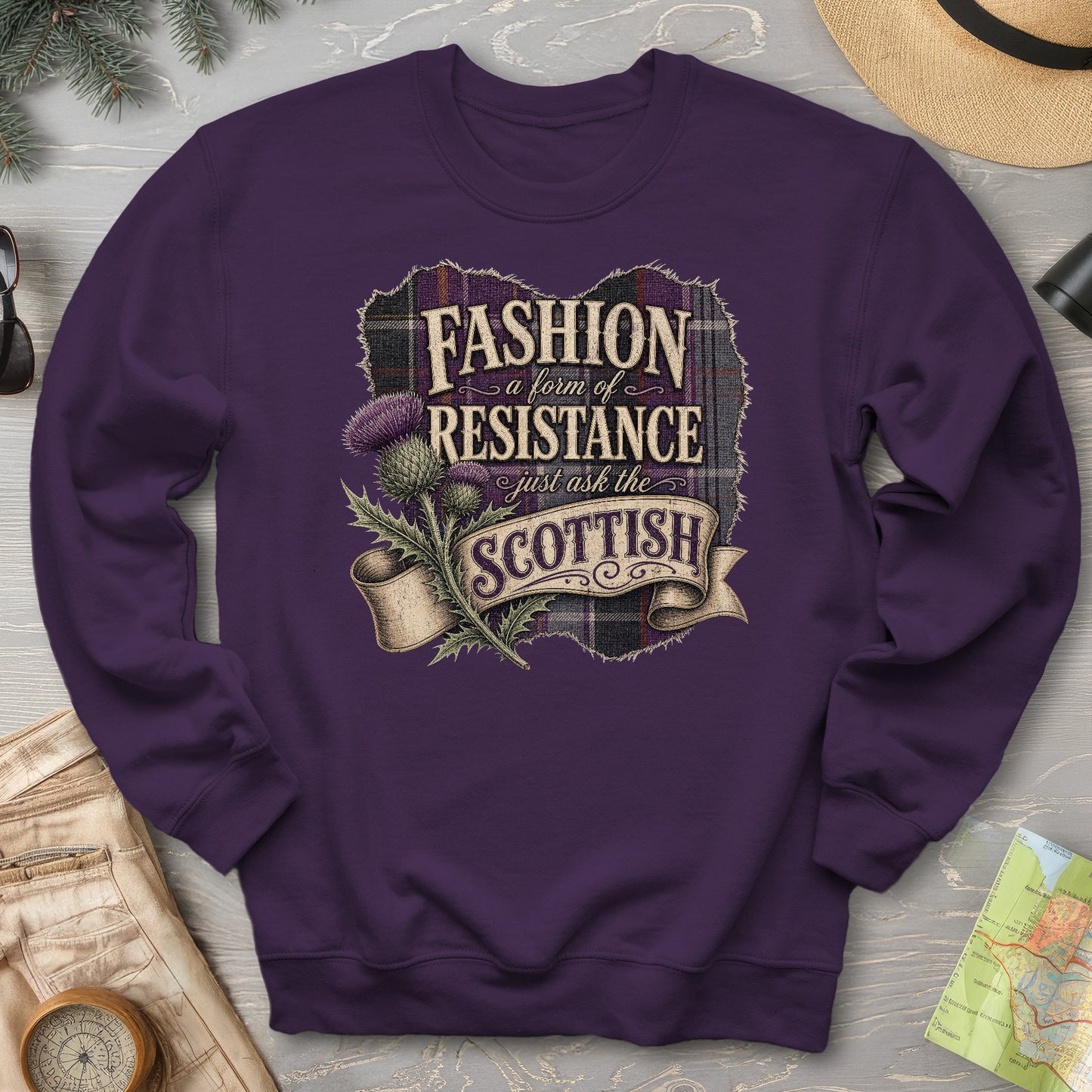 Fashion Resistance Scottish Sweatshirt
