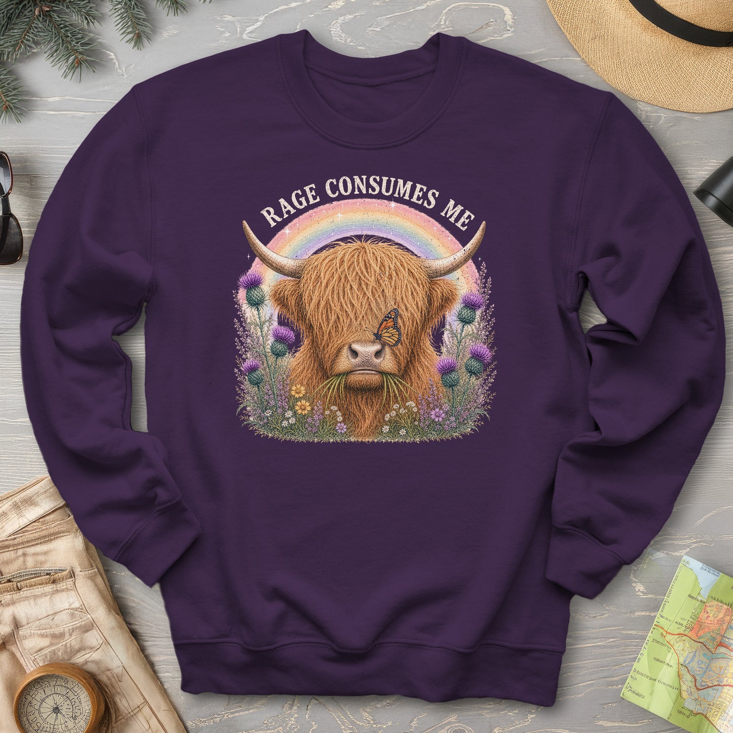 Raging Coo Rainbow Sweatshirt