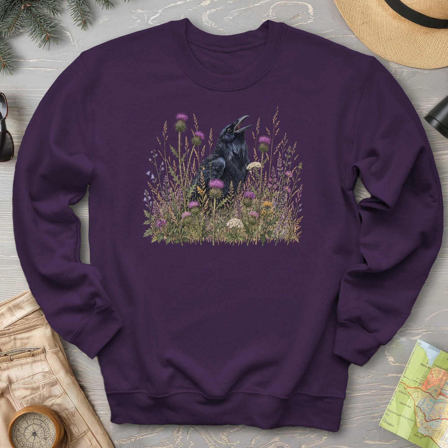 Botanical Raven Sweatshirt