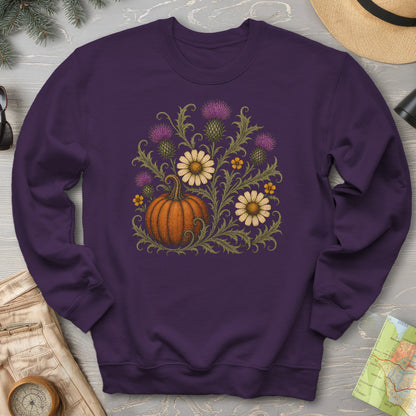 Pumpkin Thistles Sweatshirt