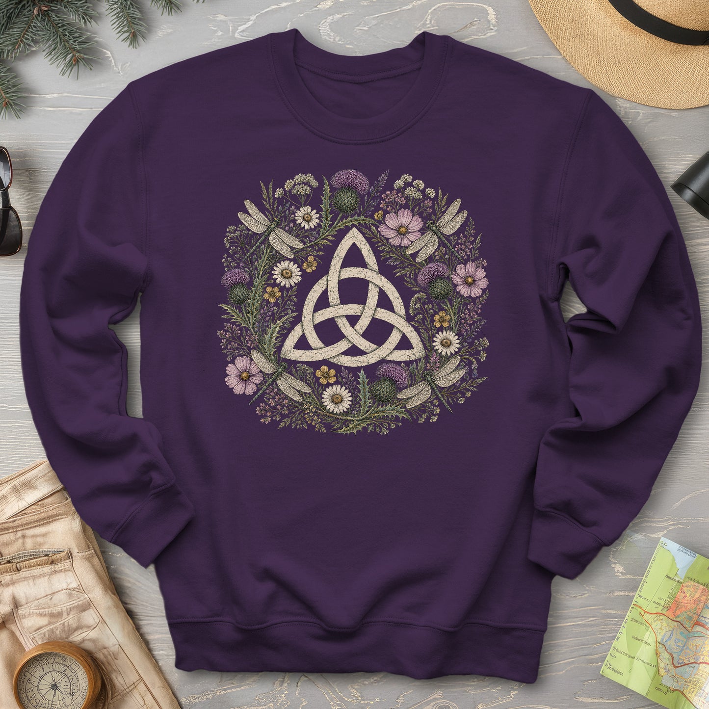 Trinity Knot Wreath Sweatshirt