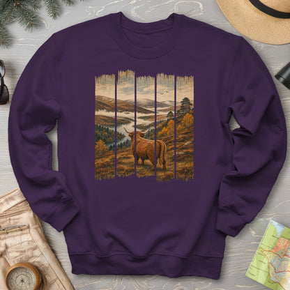 Scotland Coo Panels Sweatshirt