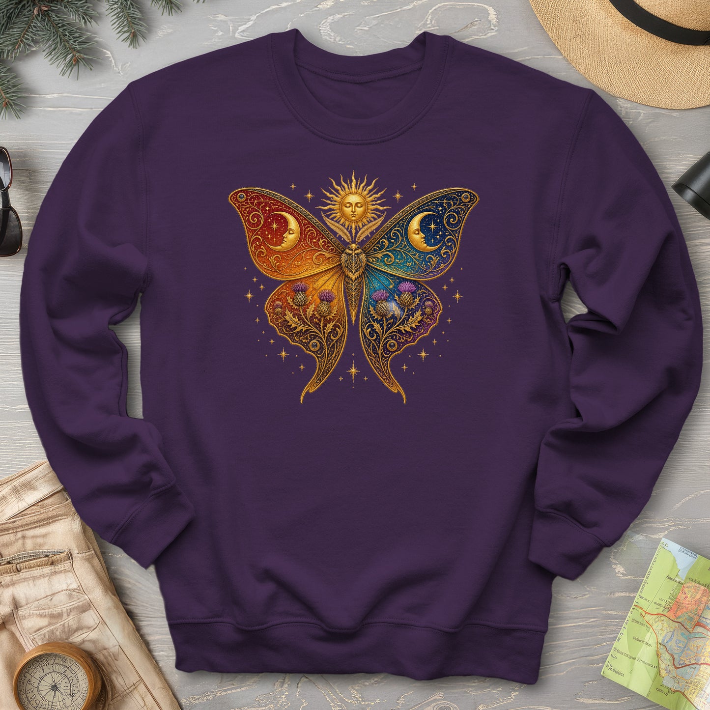 Celestial Butterfly Sweatshirt