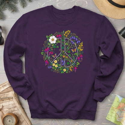 Floral Irish Peace Sweatshirt