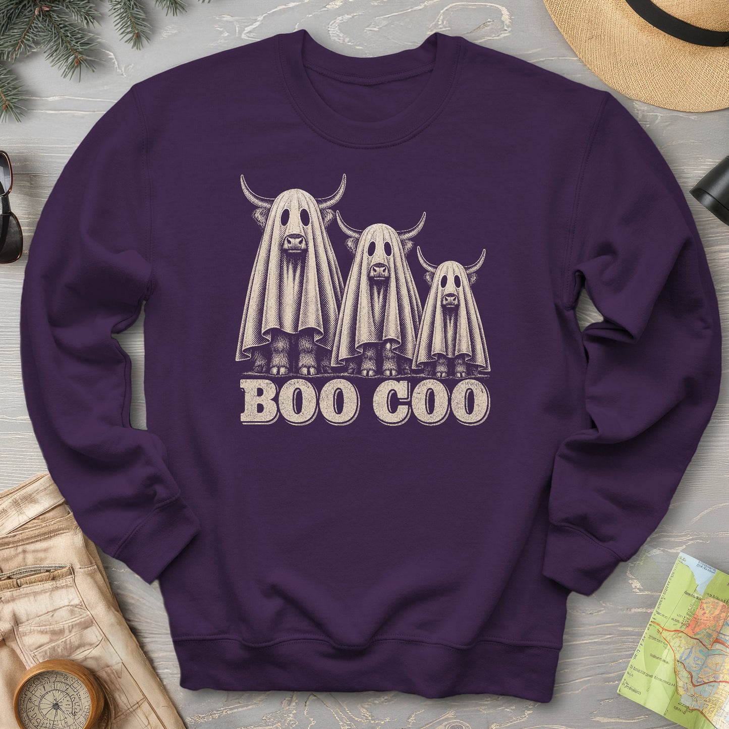 Boo Coo Trio Sweatshirt