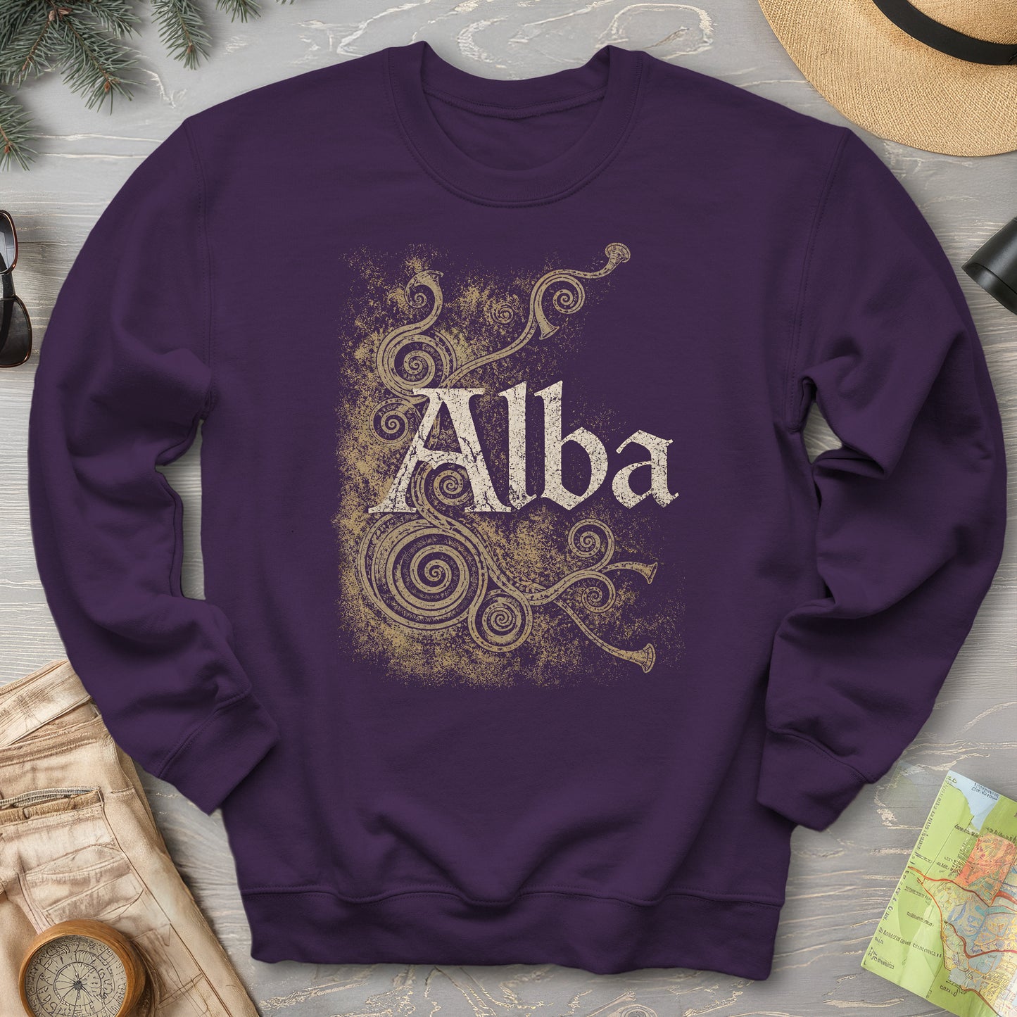 Alba Ancient Spirals Sweatshirt