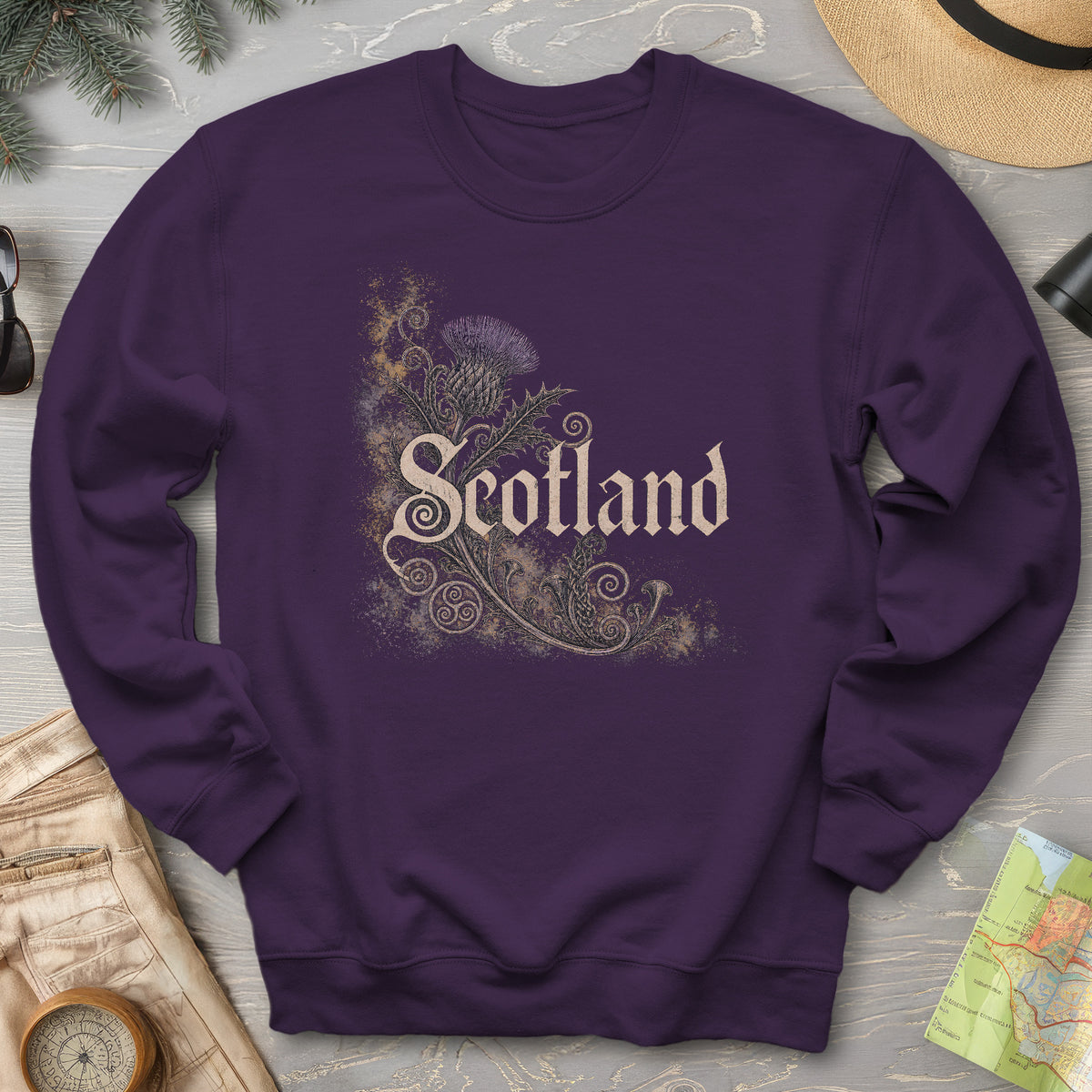 Scotland Ancient Symbols Sweatshirt