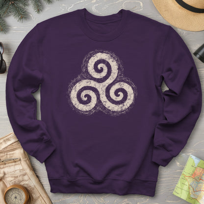 Triskele Charcoal Sketch Sweatshirt