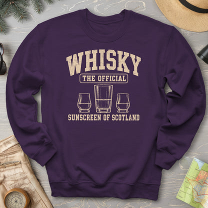 Whisky Scottish Sunscreen Sweatshirt
