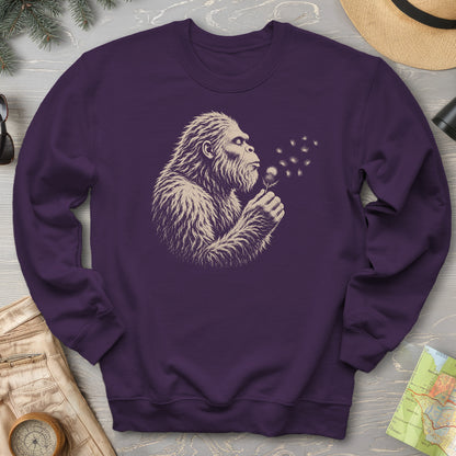 Bigfoot Blowing Thistle Sweatshirt