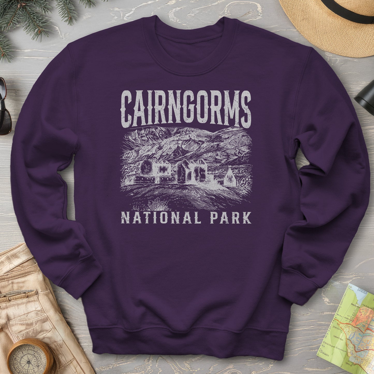 Cairngorms National Park Sketch Sweatshirt