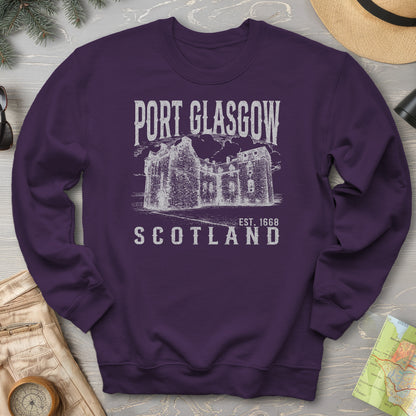 Port Glasgow Scotland Sketch Sweatshirt
