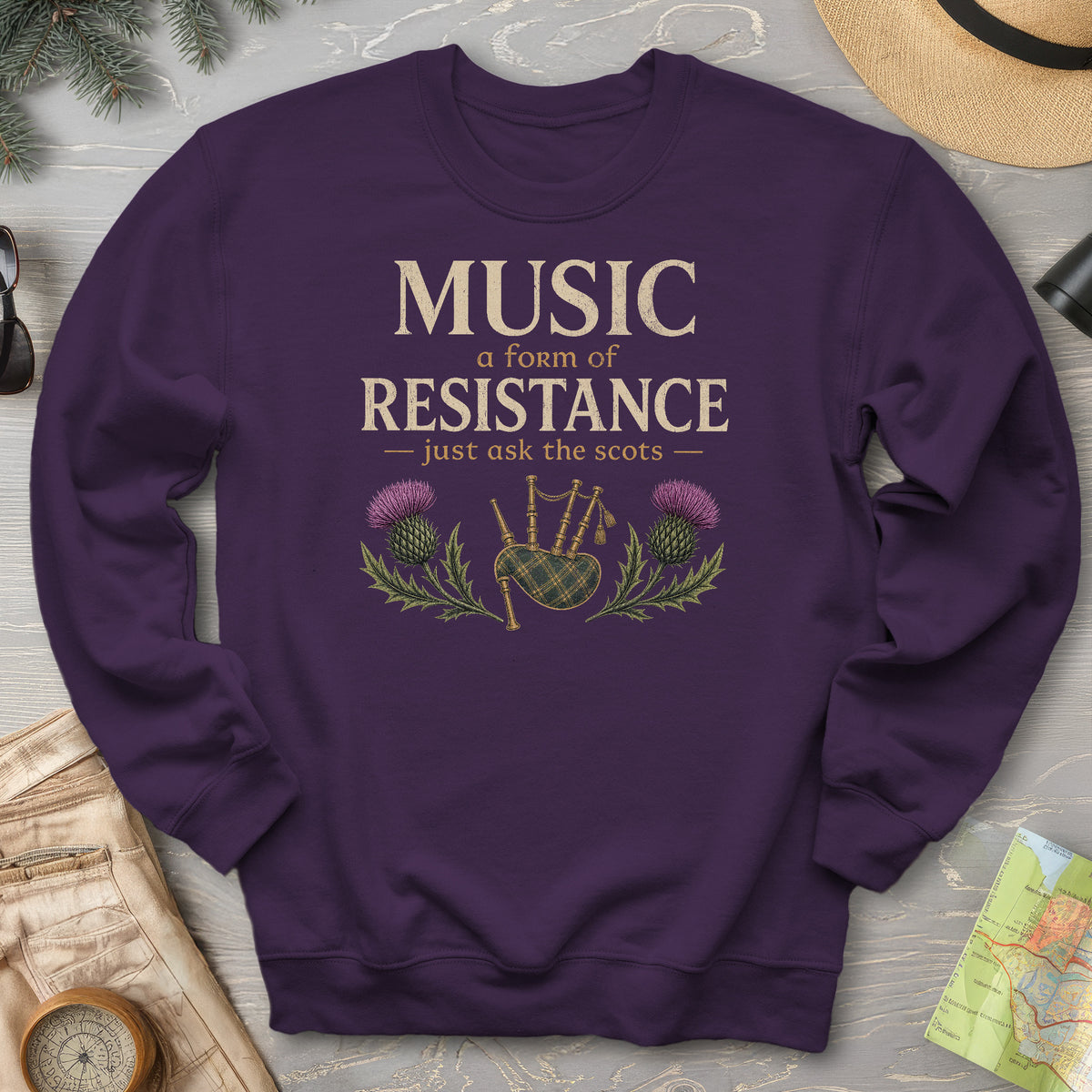 Music Resistance Scottish Sweatshirt