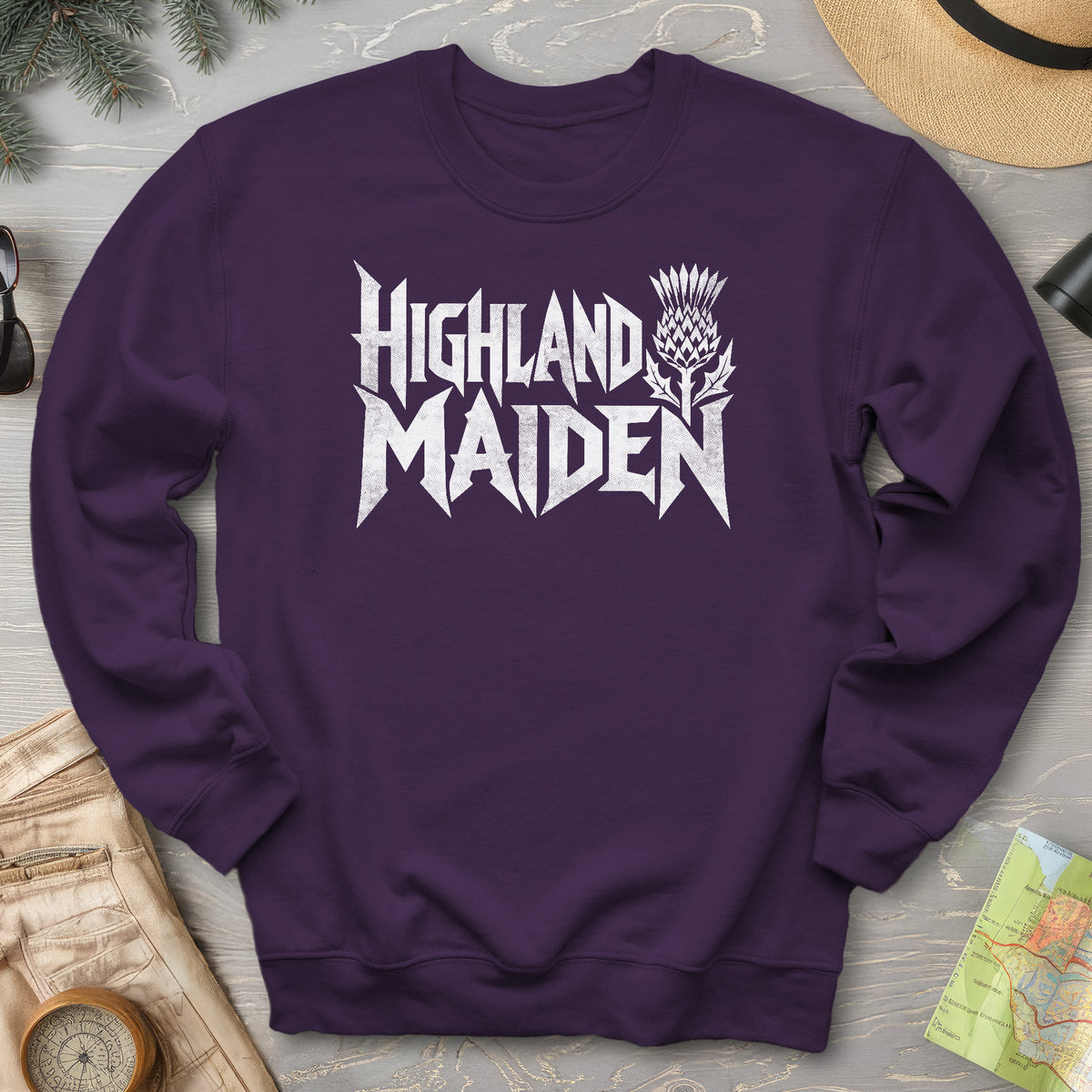 Highland Maiden Thistle Sweatshirt