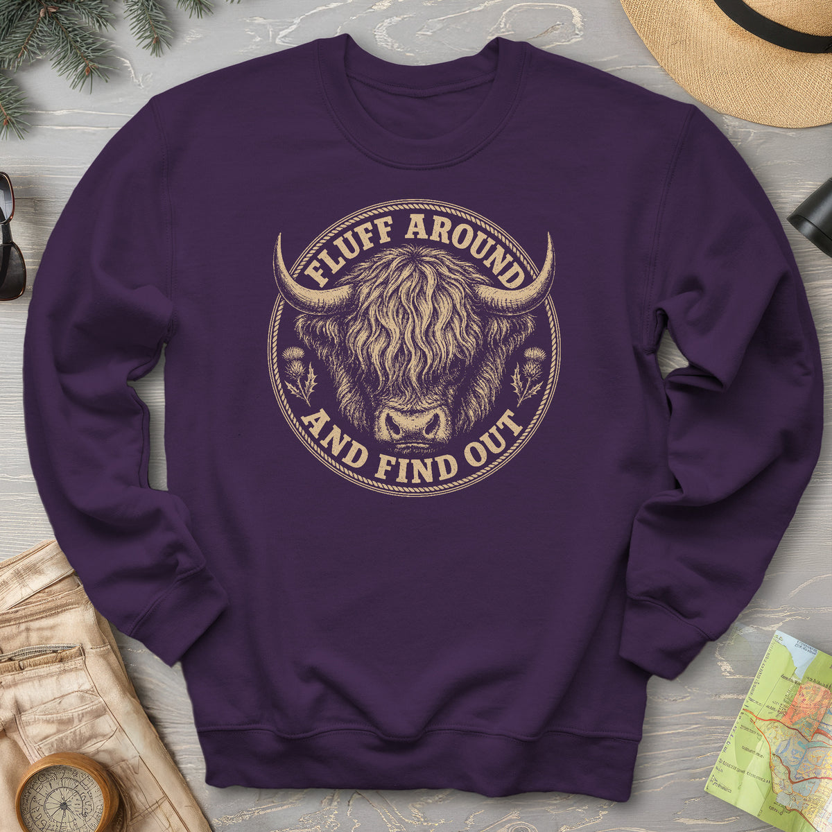 Fluff Around Coo Sweatshirt