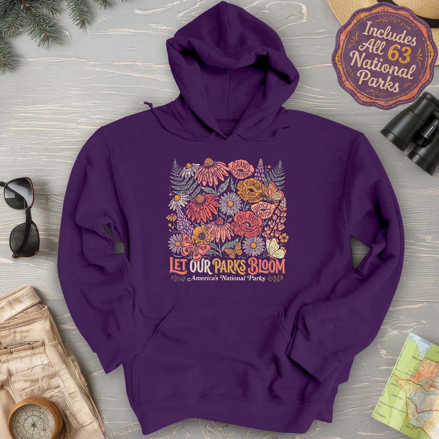 Let Our Parks Bloom Hoodie