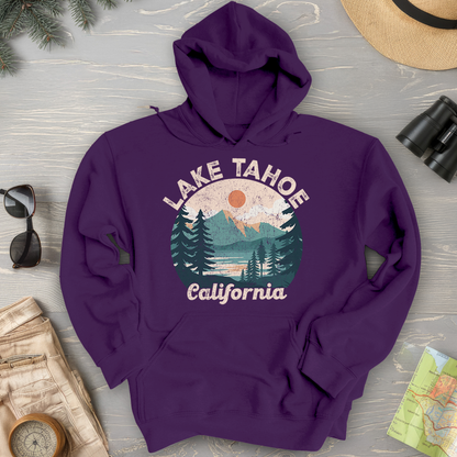 Lake Tahoe California Circle Hoodie