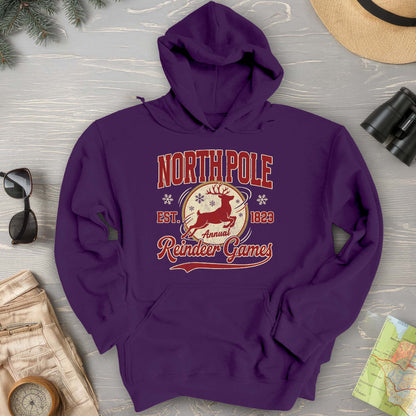 North Pole Annual Reindeer Games Hoodie