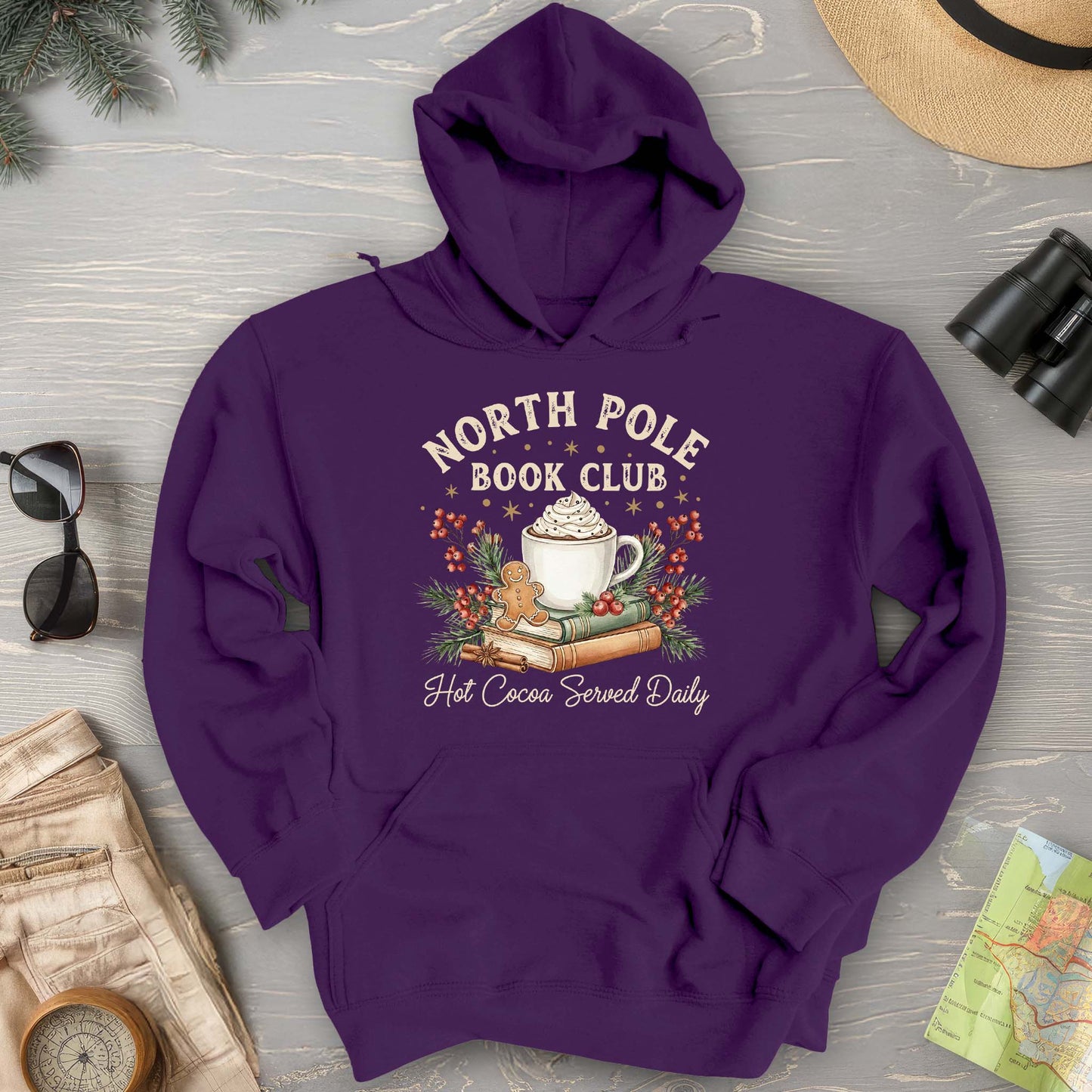 North Pole Book Club Hoodie
