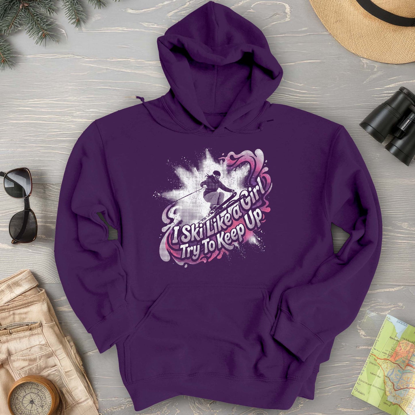 Ski Like a Girl Hoodie