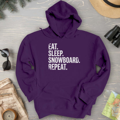 Eat Sleep Snowboard Hoodie