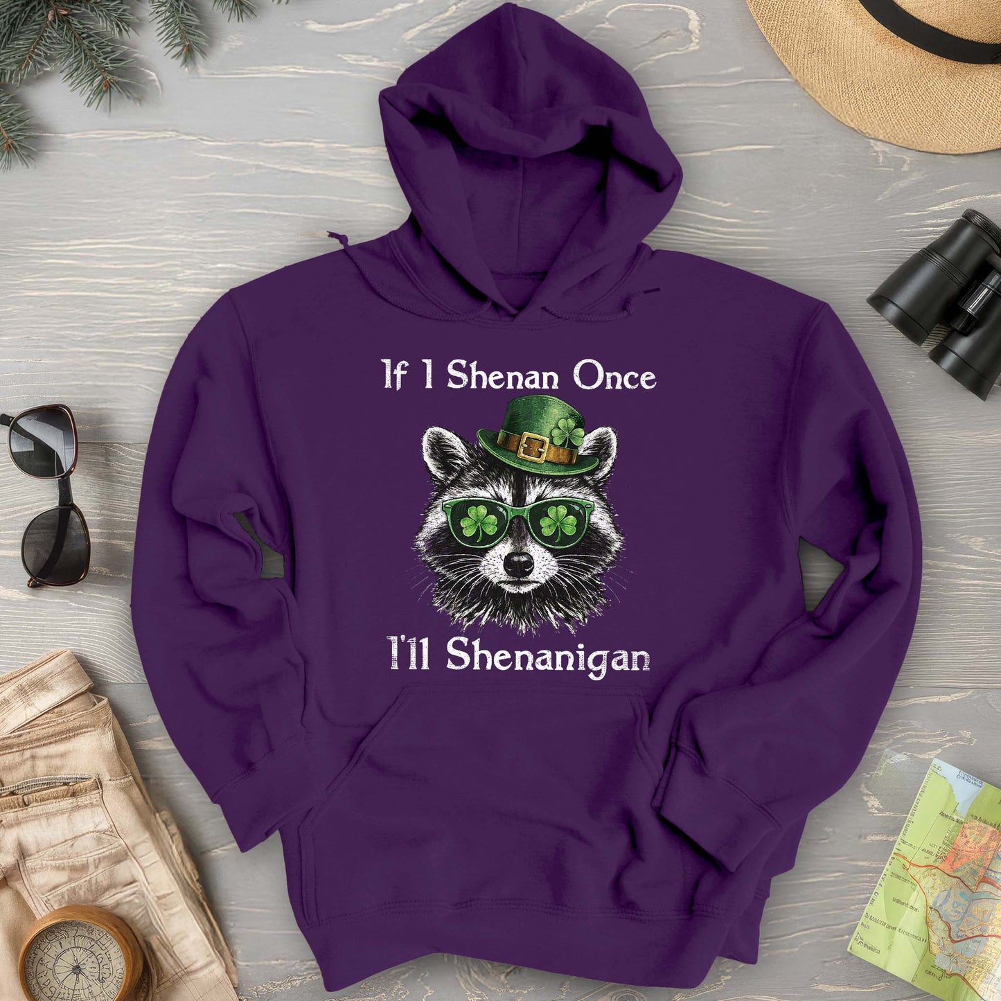 Shenanigans Raccoon Hoodie